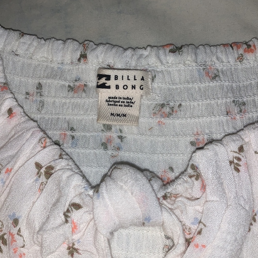 Billabong floral bell sleeve top - Picture 5 of 7
